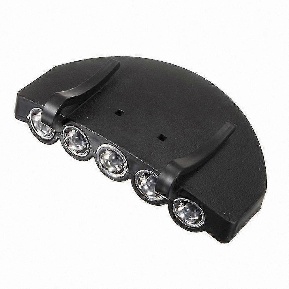 Compact 5-LED Clip-On Head Light