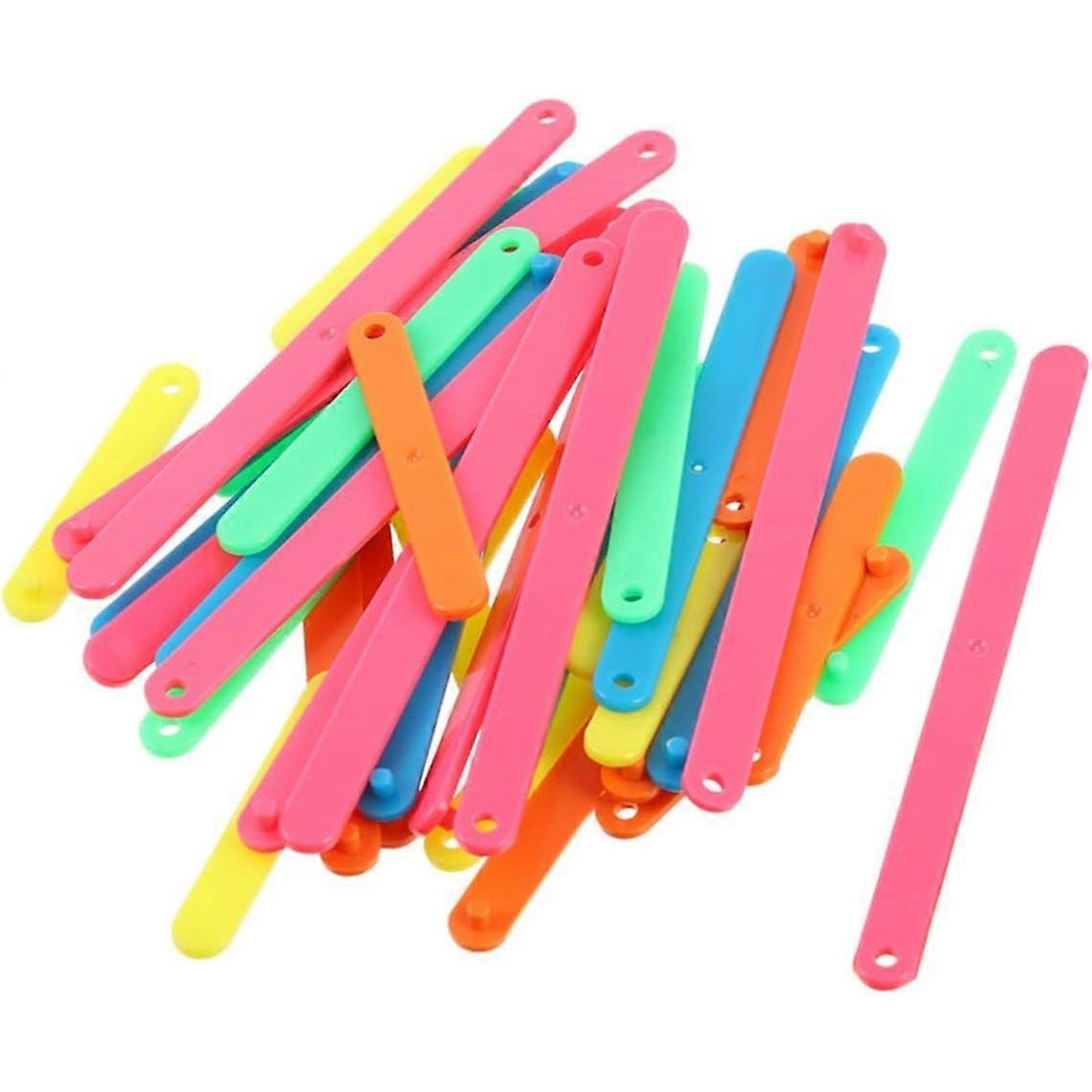 Joining Sticks 50pcs Plastic Shape Chips for Maths Toy