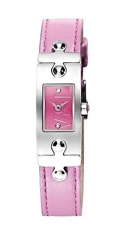 V & l tu and Yo Quartz Analog Woman Watch with Cowskin Bracelet VL019603