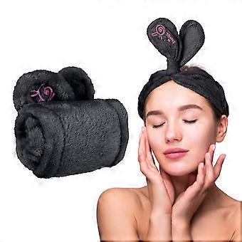 Twist-N-Twirl Facewash Headband - One Size Fits All, Adjustable, Comfortable Plush Fabric, Non-Slip, Perfect for Masks, for Women (3 Pack) (Pink, Purp