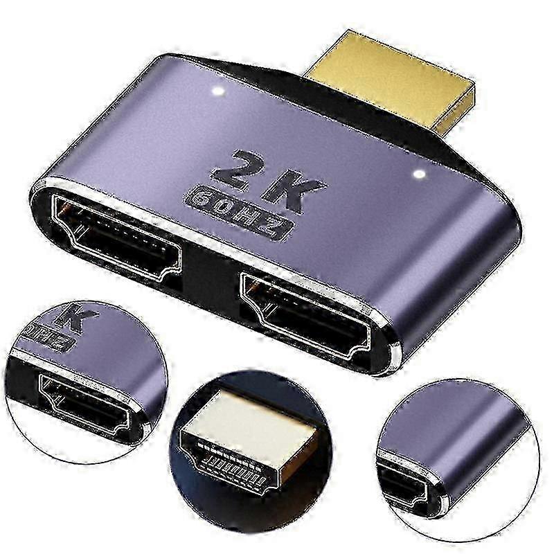 Aluminium 2K HD Splitter Adapter