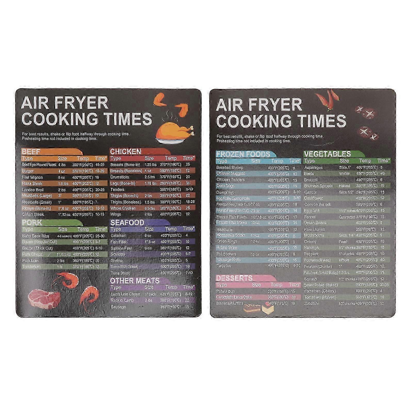 Fryer Cooking Memo Magnetic Set