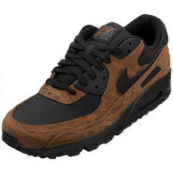 Nike Air Max 90 Premium Mens Fashion Trainers in Tan Black