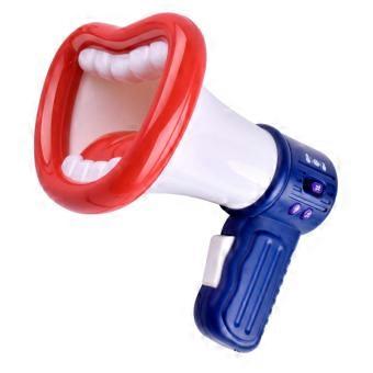 Voice Changer Horn Toy for Kids Mouth Shape Multi Button Voice Changer Horn with Skid Resistance