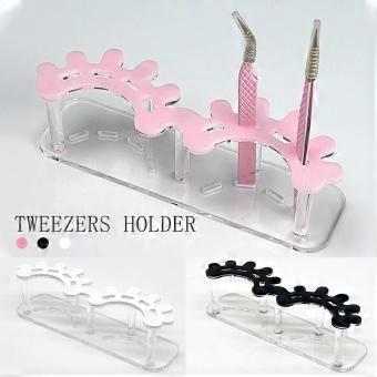 Acrylic Eyelash Tweezers Storage Rack Tweezer Organizer Holder Stand Eyelash Extension Tools Makeup Beauty Shelf 8 Holes