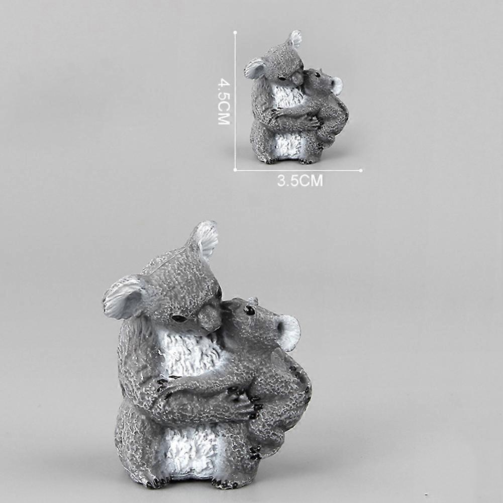 Five-Piece Realistic Koala Plastic Models