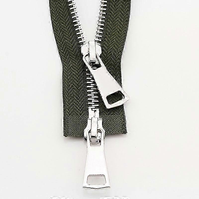 Open Ended Metal Zipper 90cm