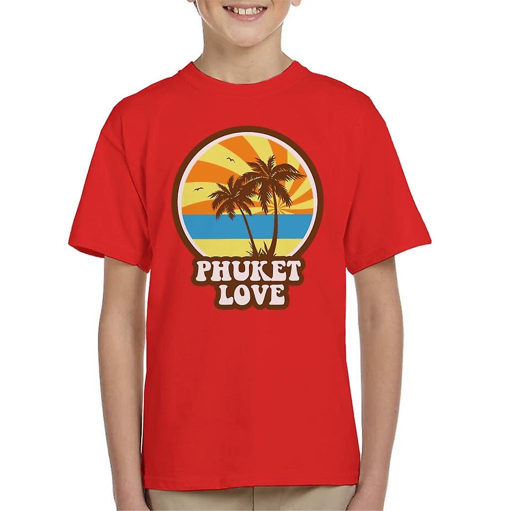 Phuket Love retro ' s tričko