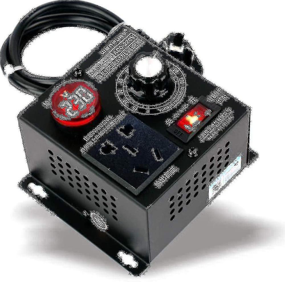 Dimmer, Ac 220v 9a 4000w Scr Voltage Regulator Motor Fan Regulator Speed Controller Dimmer