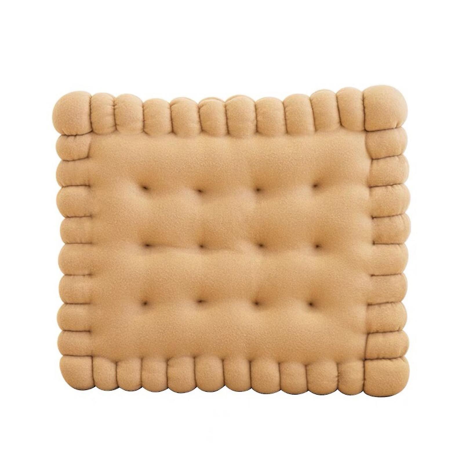 Coussin de siège Texture douce Application large Polypropylène En forme de biscuit Tapis de sol Oreiller Fournitures ménagers