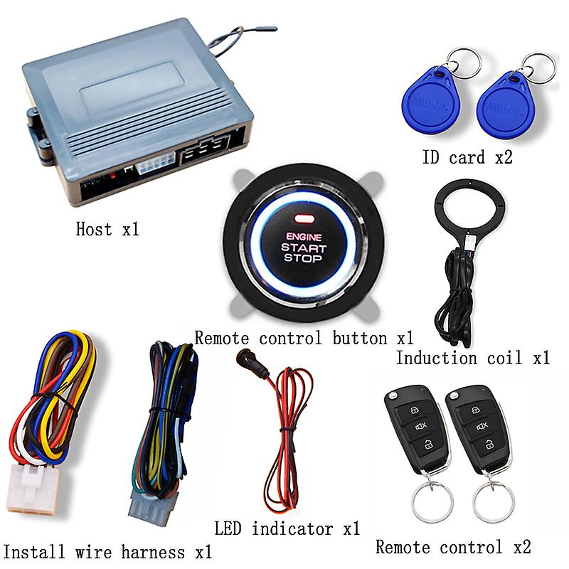 On Board Remote Control Entry System, Rfid One Key Start, Audible And Visual Reminder, Remote Control To Open The Trunk