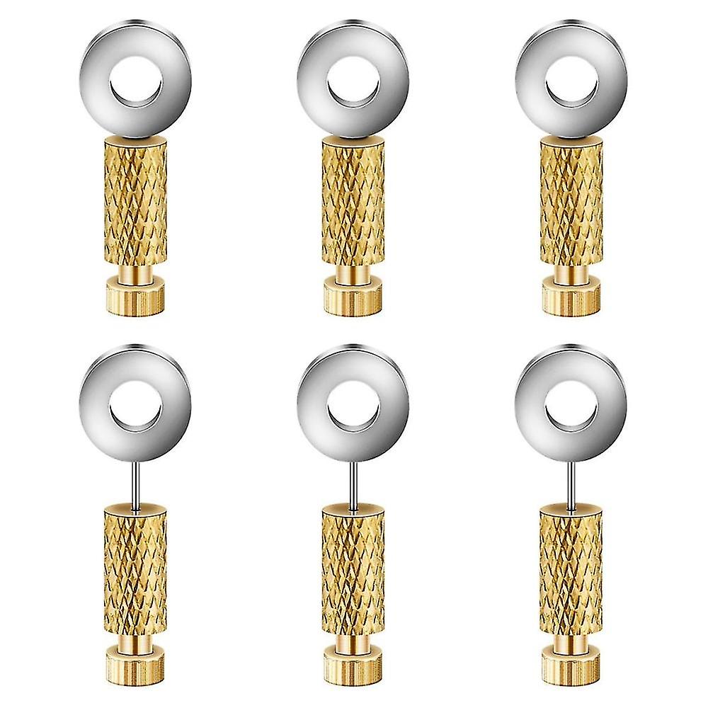 6pcs Diy Leather Hand Sewing Position Located Hand Tool Positioning Needles Stitching, Fixed Suture