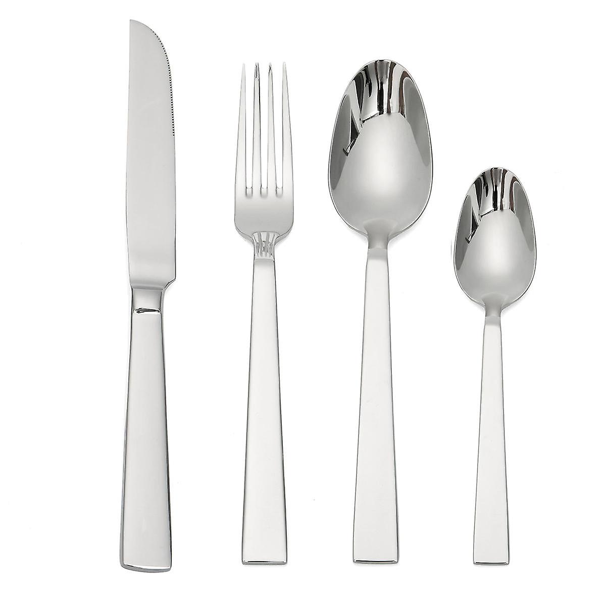 High-end 24-piece Stainless Steel Flatware Set - Premium Dinnerware Collection