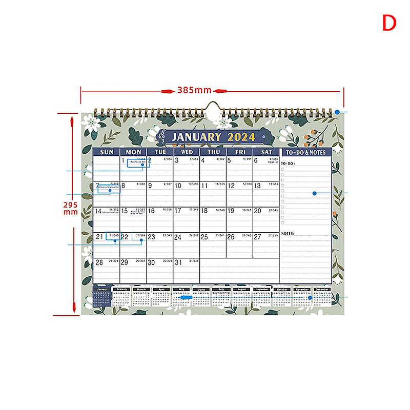 Desk Calendar 2023.7-2024.12 Wall Calendar With Large Monthly Pages Desk Schedule Home Office Planner Note Clocking Schedule