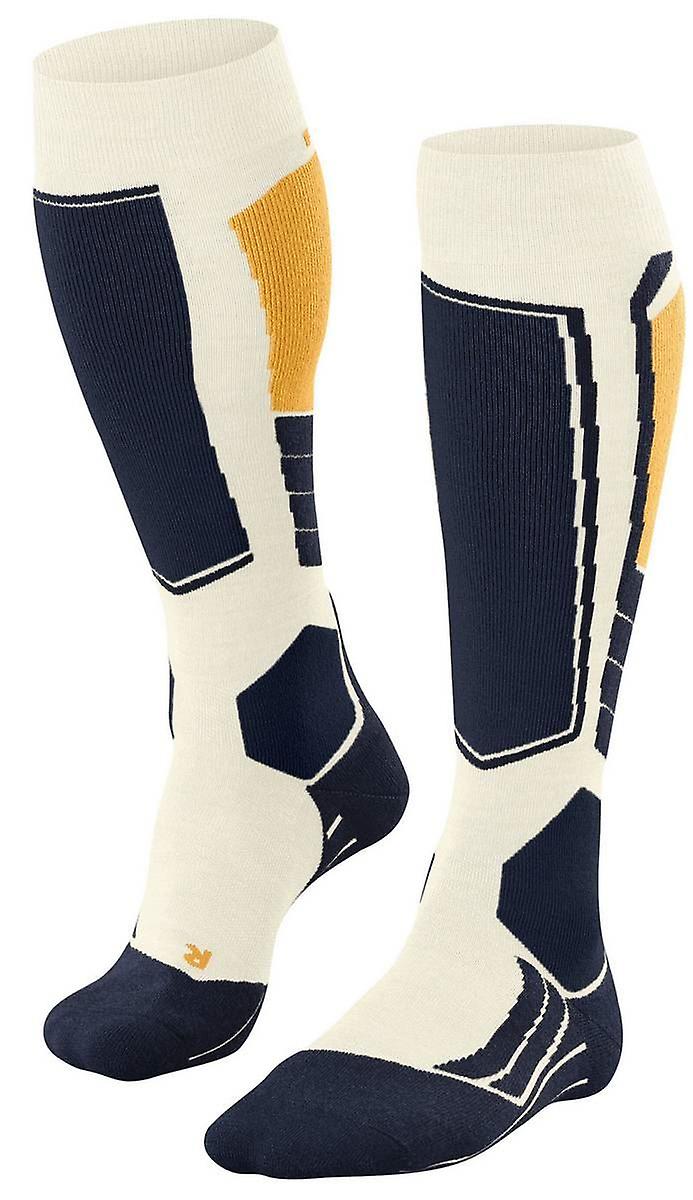 Falke SK2 Intermediate Wool Knee High Socks - Off White