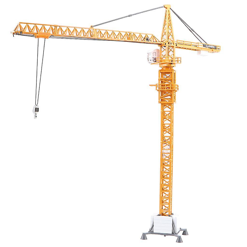 01:50 Alloy helstøpt Byggeplass Utstyr Tower Slewing Crane Model Toy