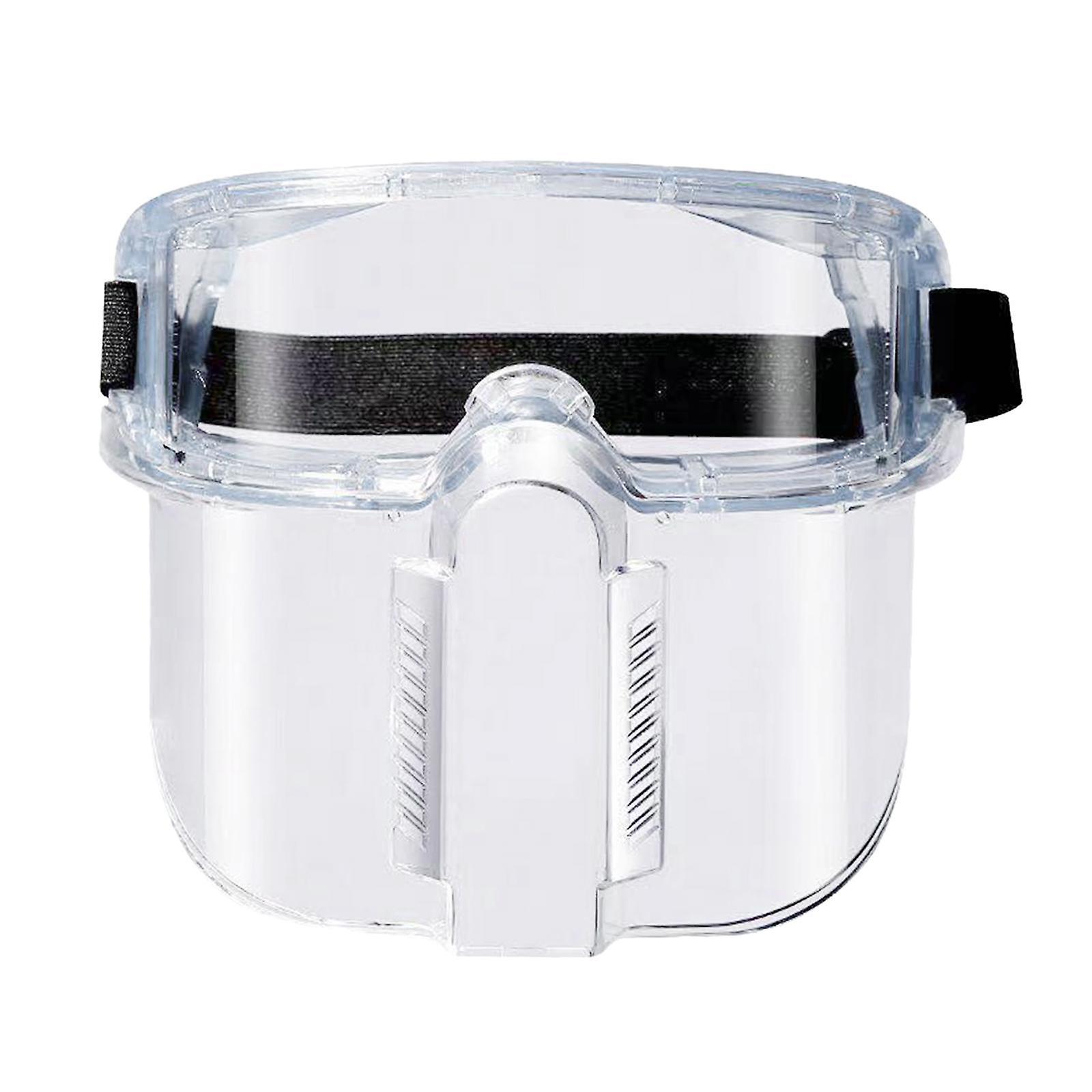 Clear Face Shield Glasses Face Mask Transparent Reusable Visor Anti-Fog Dust