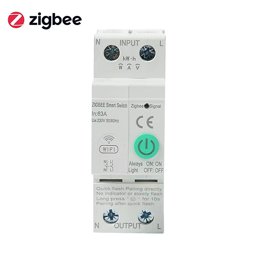 Zigbee Intelligent Circuit Breaker Wireless Mobilephone