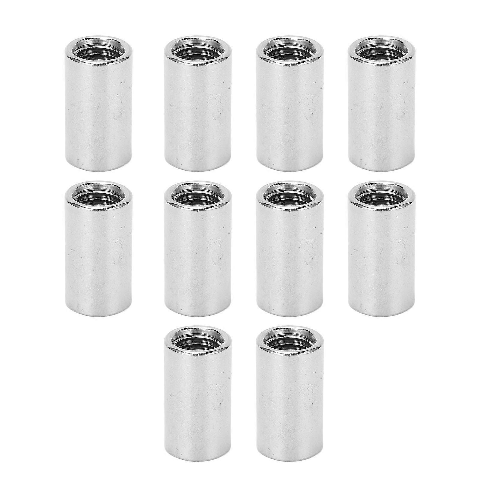 Rund koblingsmutter, rustfritt stål, innvendige gjenger, M10 koblingsmutter