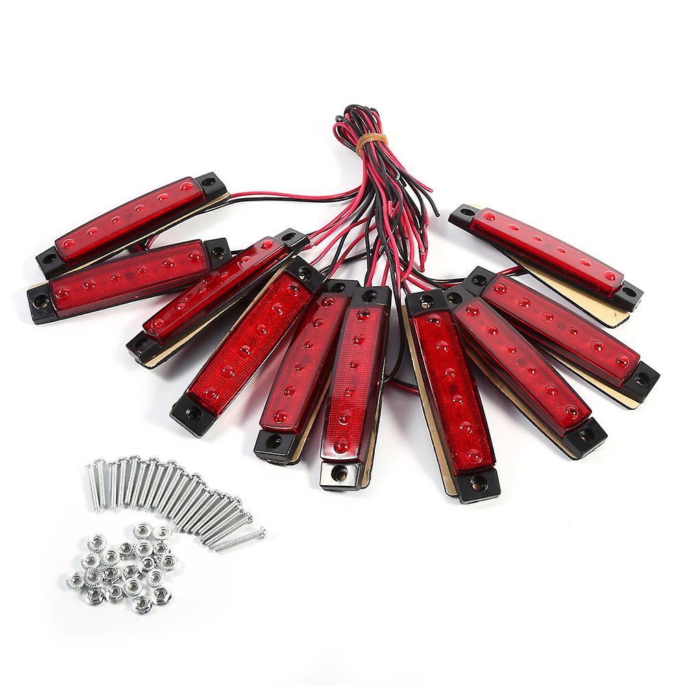 LED side marker lamp for truck with 6 bright indicators