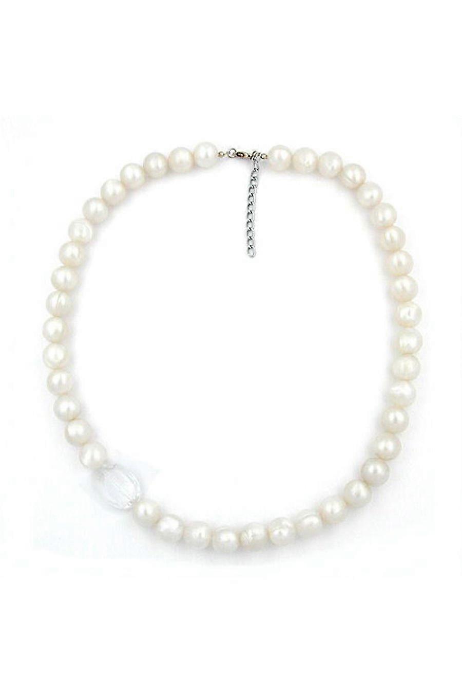 Necklace Beads 14mm White-wax - Gl02382