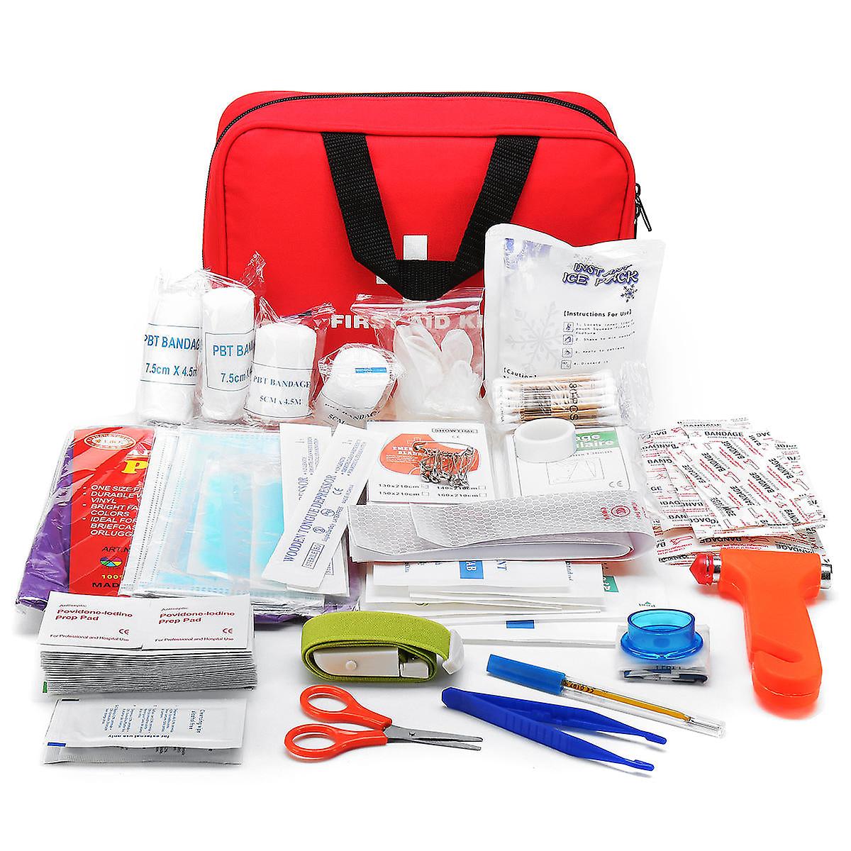 234Pcs Upgraded Outdoor Emergency Survival Kit Gear Sos First Aid For Home Office Boat Camping Hiking