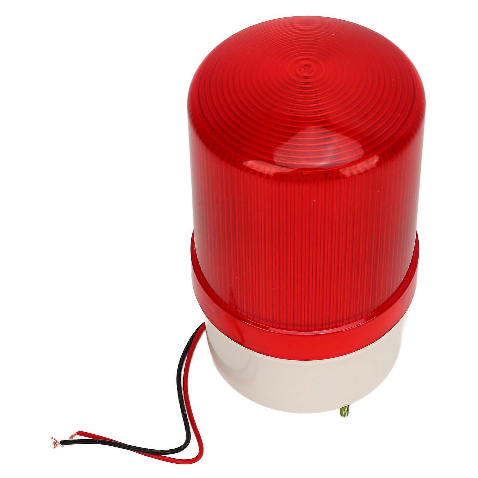 LED Rotating Strobe 120dB Sound Light Alarm ABS IP54 Warning Lamp for Indoor Outdoor 24V 