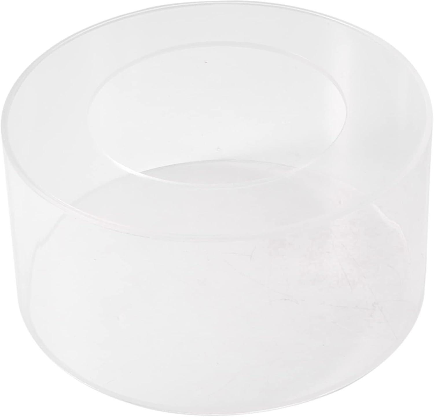 Acrylic Round Cake Display Board - Smoother Scraper, Tray, DIY Decoration (B)