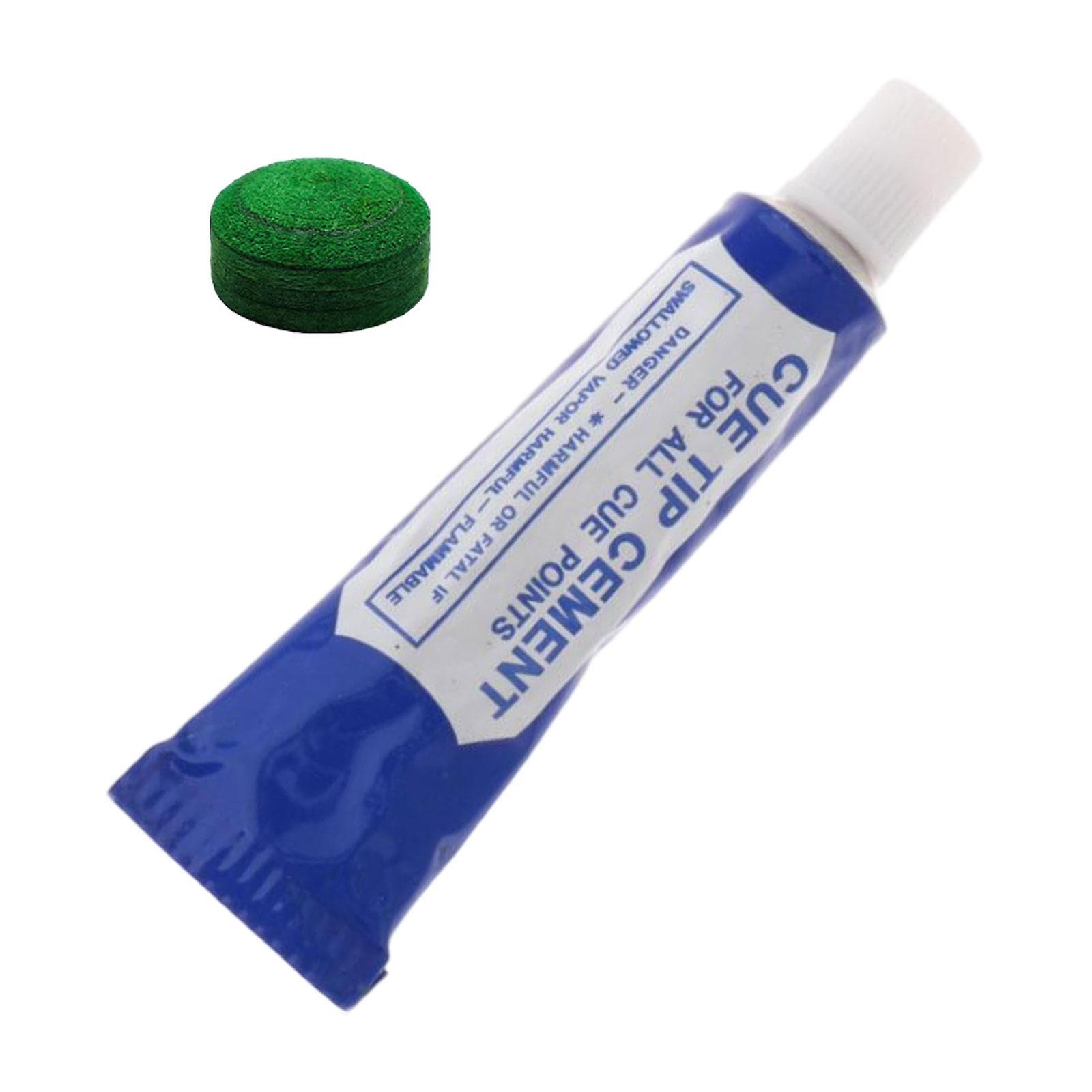 Pool Tip and Glue Kit Parts Billiard Cue Stick Tip for Beginners Enthusiasts Diameter 0.95cm