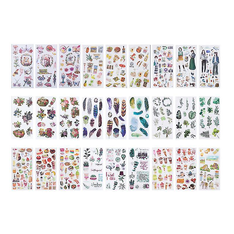 27pcs Pvc Window Stickers