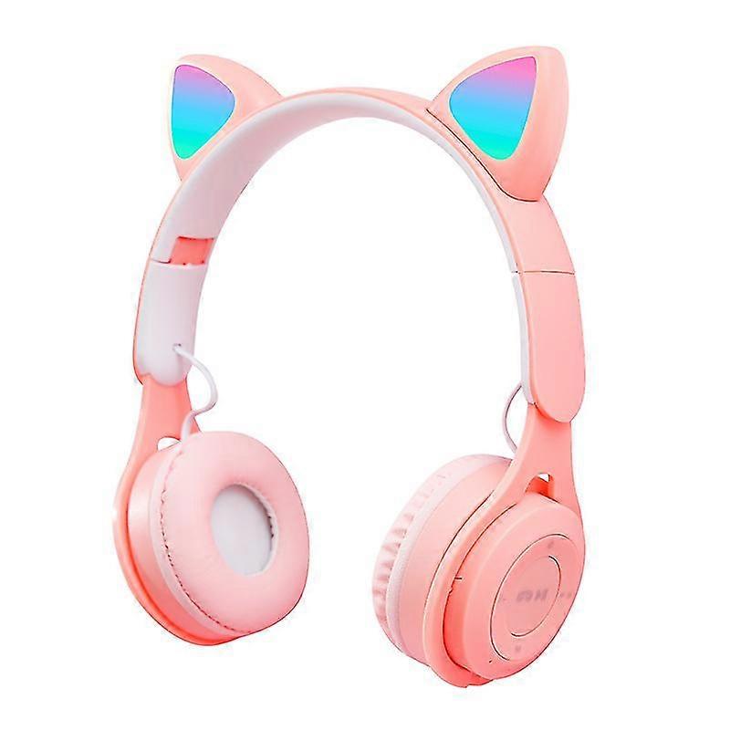 Cute Luminous Cat Ear Bluetooth Headphones