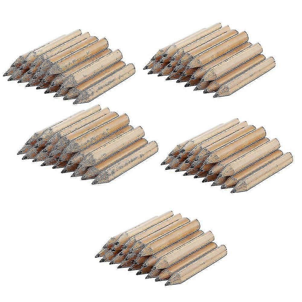 Beginner Writing Pencil 100pcs 3.5inch Wood Pencil Stationery for Students Sketching Hexagonal Shape