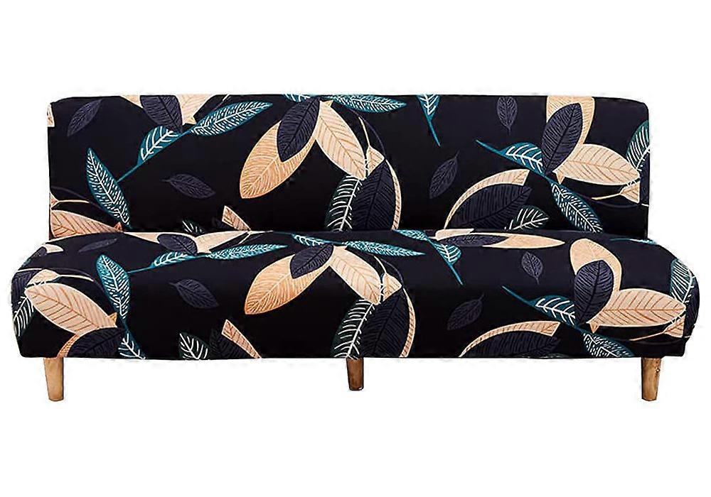 Sofa cover without armrests stretch armless sofa throw 2 seater sofa cover