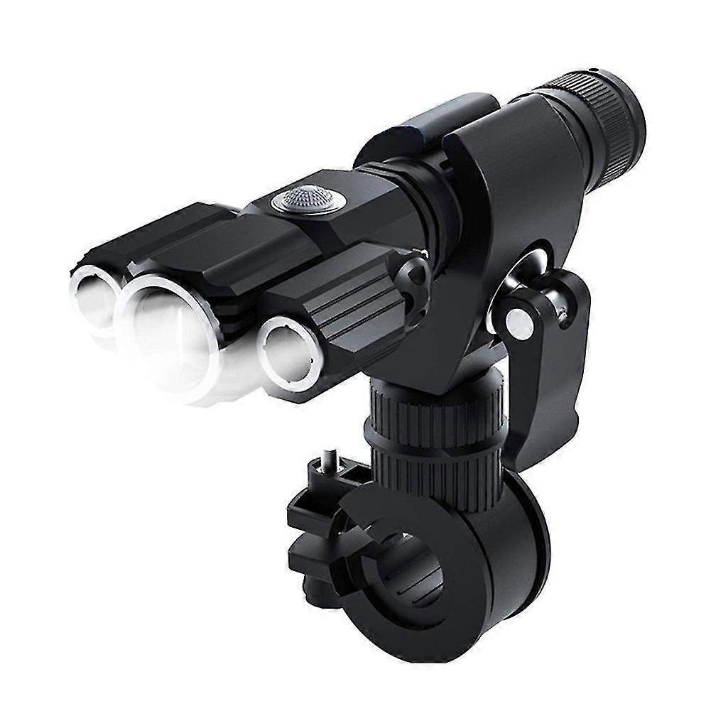 Bicycle Cycling Handlebar Mount Road Led Light Lamp Flashlight With Taillight