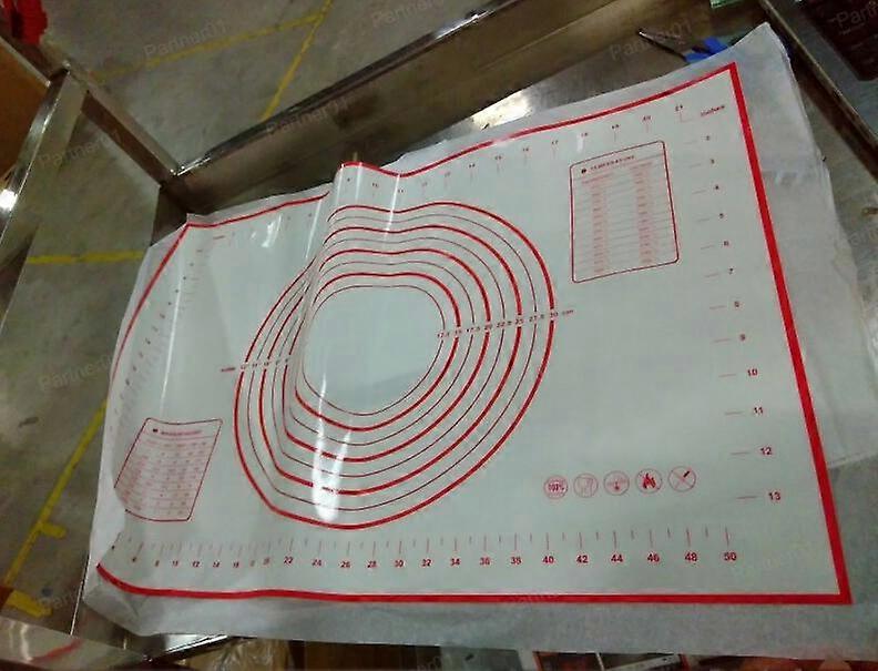 Silicone Baking Mat Dough Kneading Pad Non~Stick Macaron Pastry Cookie Bun Baking mats Red 40x 60cm w12734300
