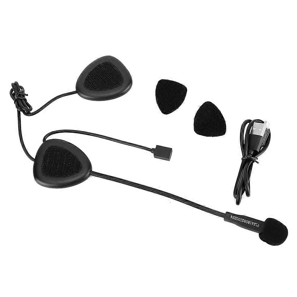 V1~2A Motorcycle Helmet Wireless Bluetooth Headset Hands Free Headphone E2U535