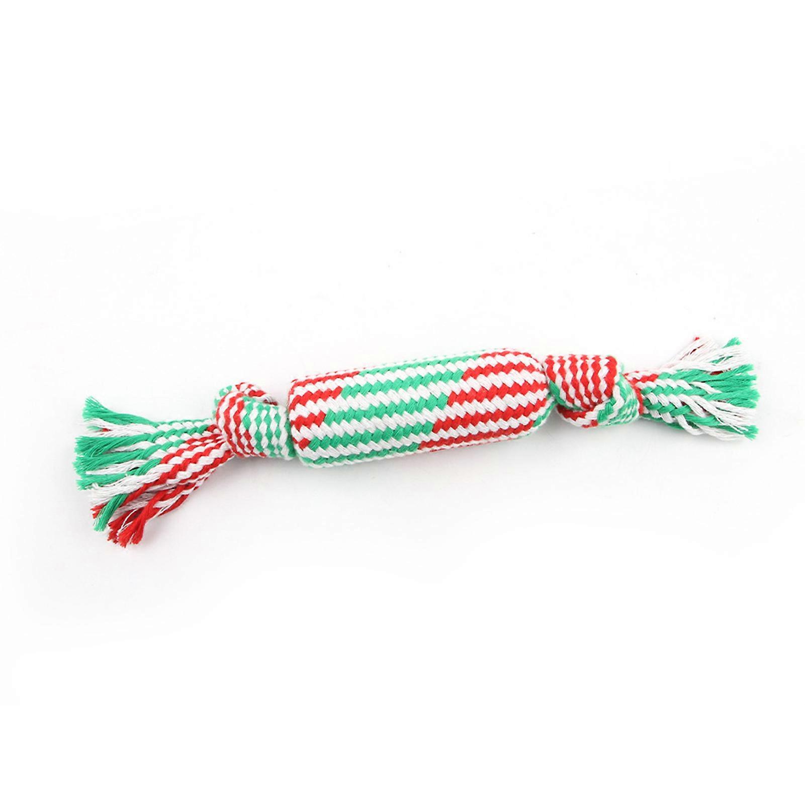 Puppy Kitten Teeth Grinding Toy Super Soft Bite-resistant Anxiety Relief Candy-Shaped Pet Dog Interactive Toy