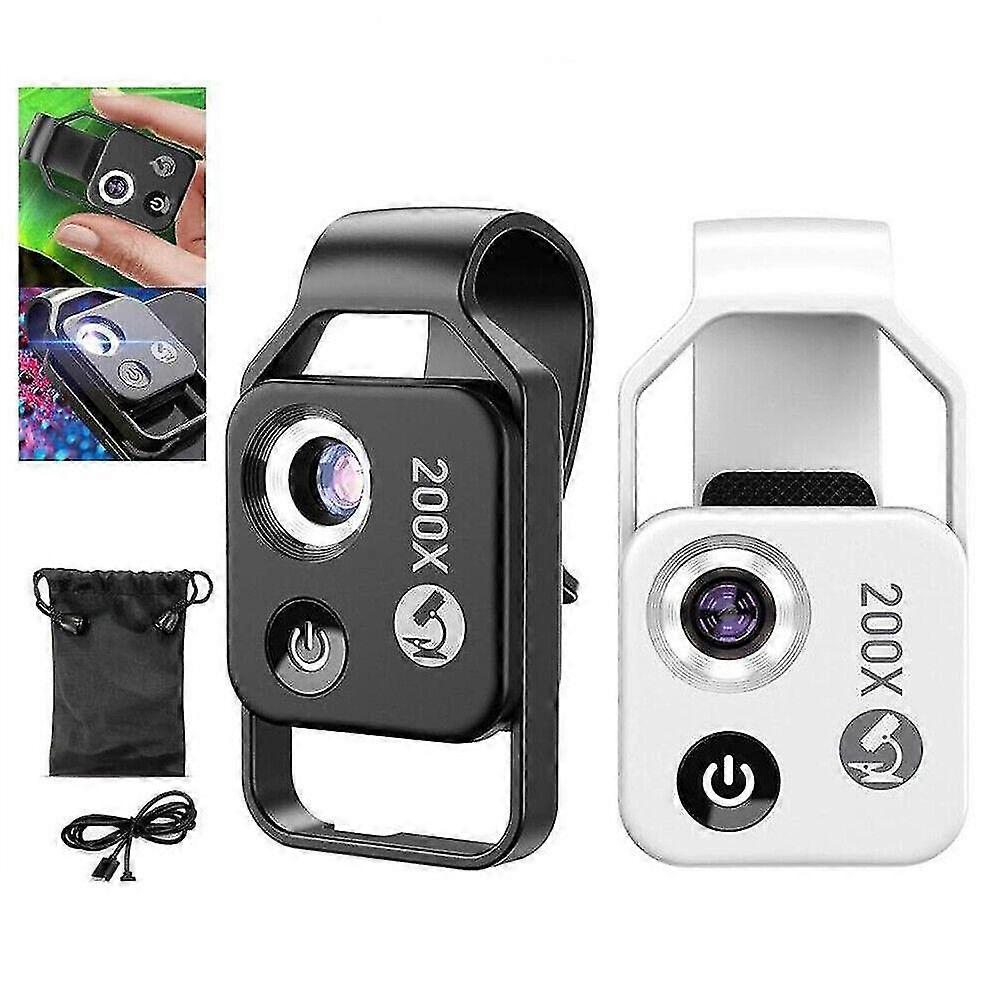 200x Mobile Camera Magnifier Universal Mini Mobile Phone Lens Optical Zoom Magnification Microscope