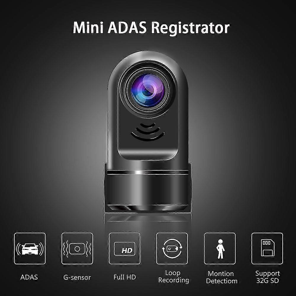 Voiture Dvr Adas Dashcam Hdp Dash Caméra USB Loop Record G Capteur Enregistreur de voiture pour Android Dash Camera Registrator Dvrs