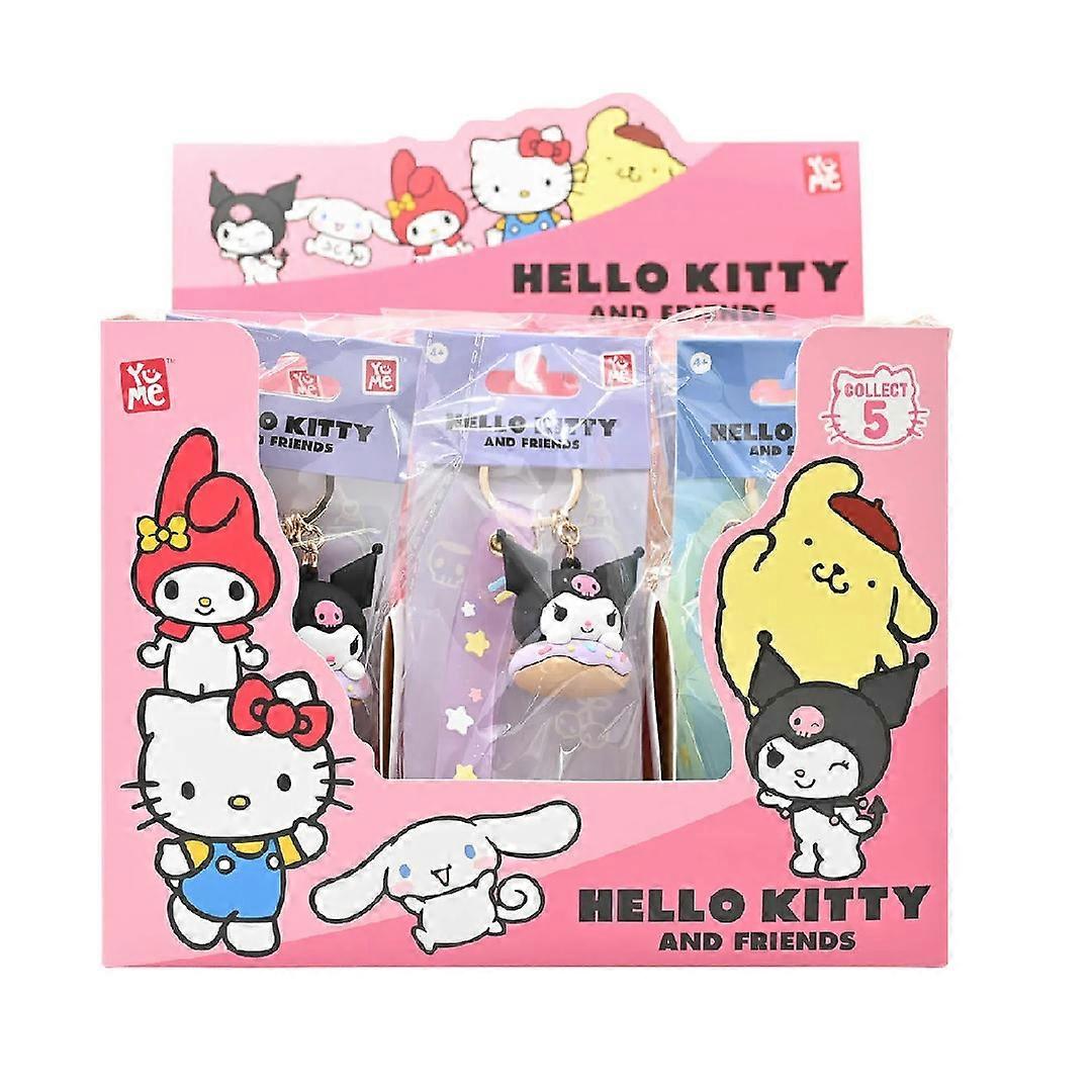 Hello Kitty and Friends Donuts Series Keychain with Hand Strap