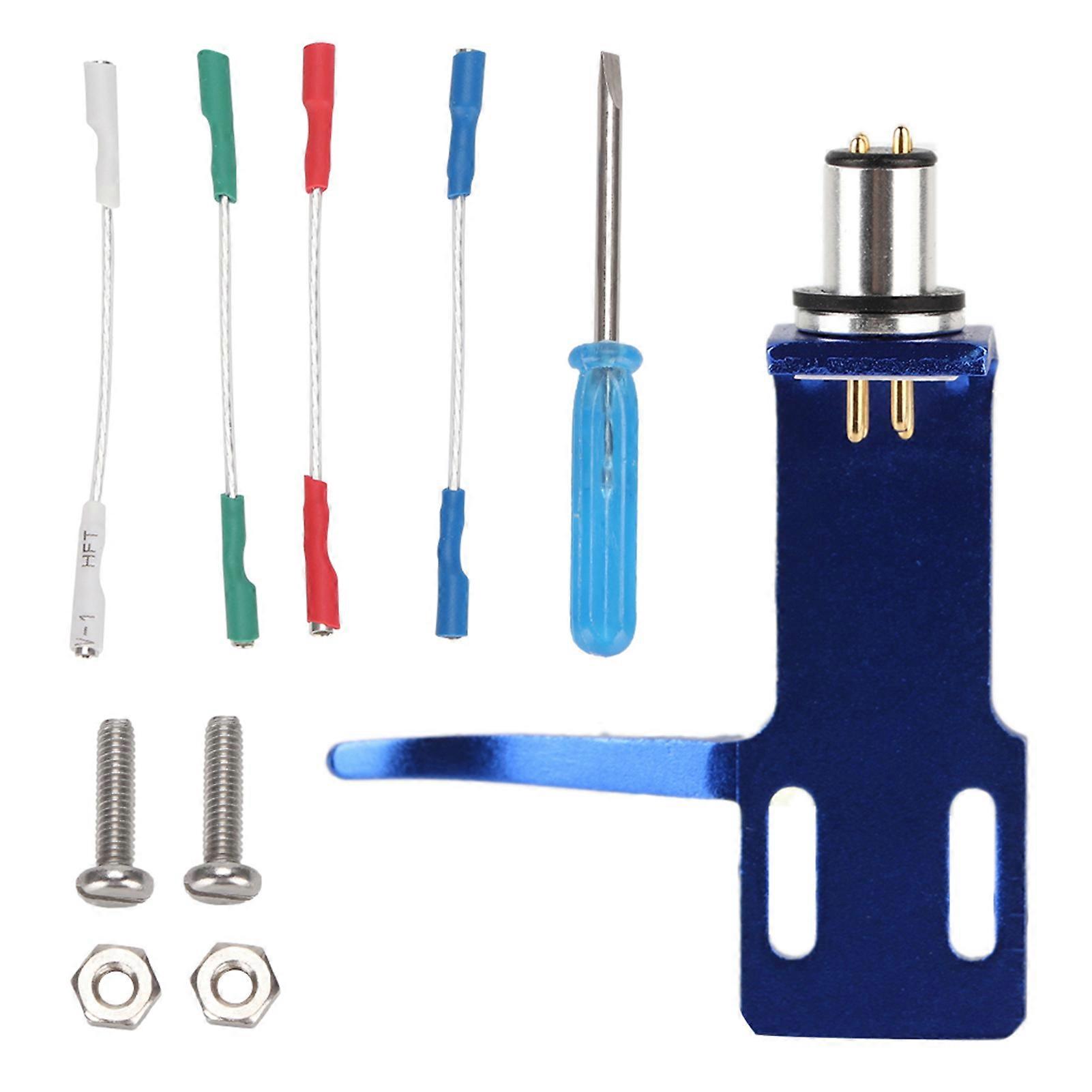 Turntable Phonograph Headshell High end Phono Cartridge Headshell Record Player Kit Blue