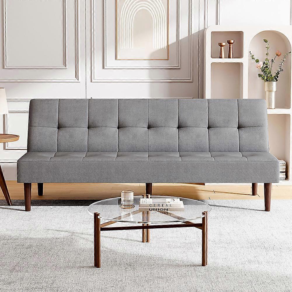172cm Contemporary Convertible Sofa Bed Grey