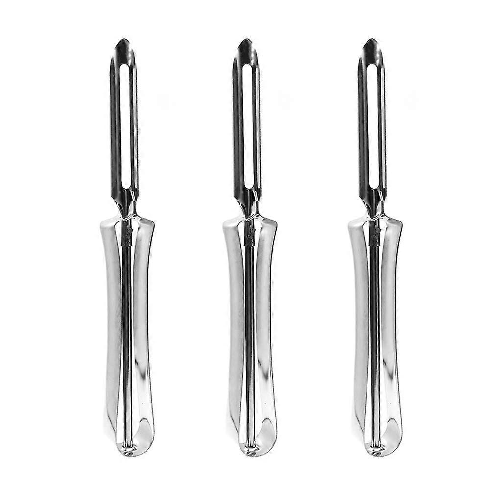 Vegetable Peeler, Stainless Steel Rotary Peeler for Potatoes Carrots Apples Pears (Set of 3)