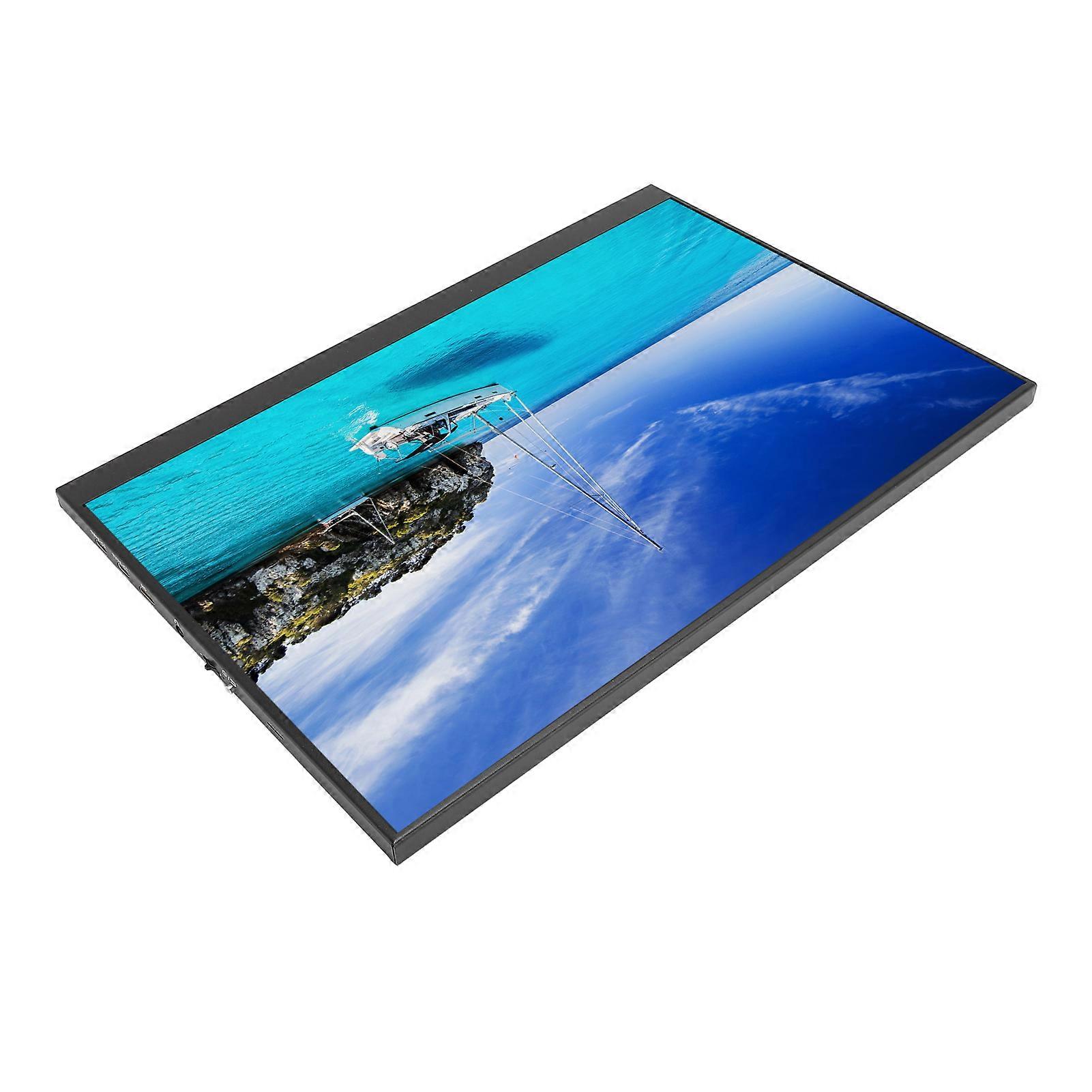 16 Inch Portable Display 2.5K FHD IPS Eye Friendly USB Type C External Second Screen with Dual Stereo Speakers for Switch for PS3 Laptop PC