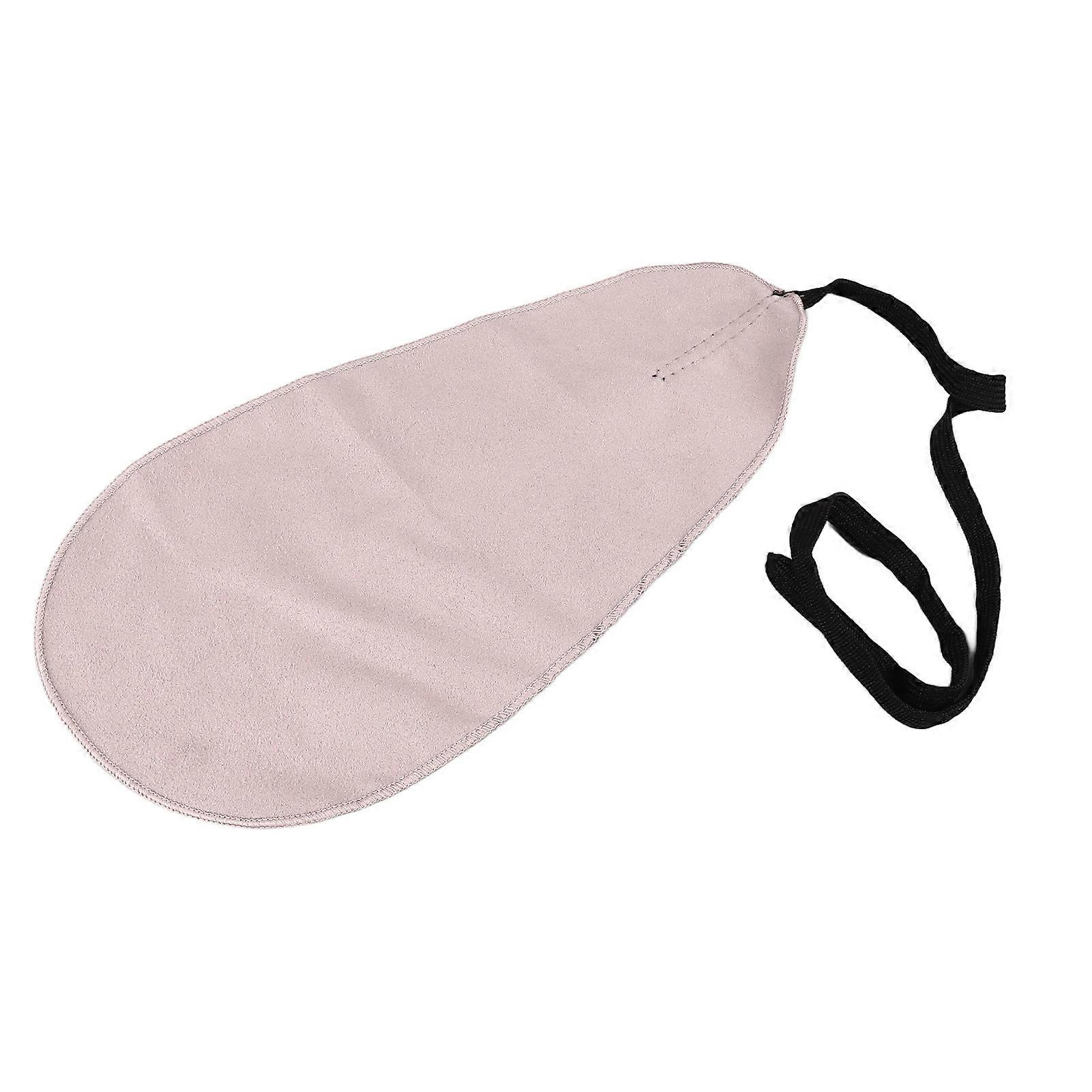 Saxophone Cleaning Cloth Suede A Shape Tool for Piccolo Flute Champagne