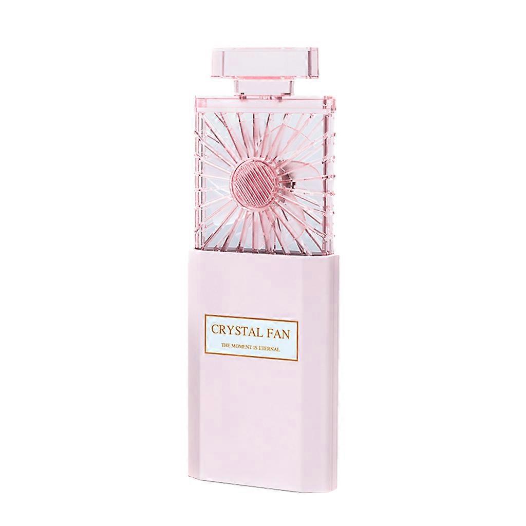 Mini Handheld Fan Rechargeable Portable Retractable 3 Speeds with Fragrance