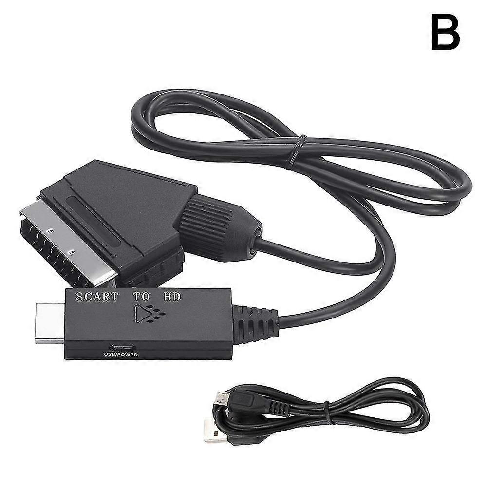 Przenośny konwertera HDMI na SCART Przewód adaptera audio wideo 1M dla XinHan