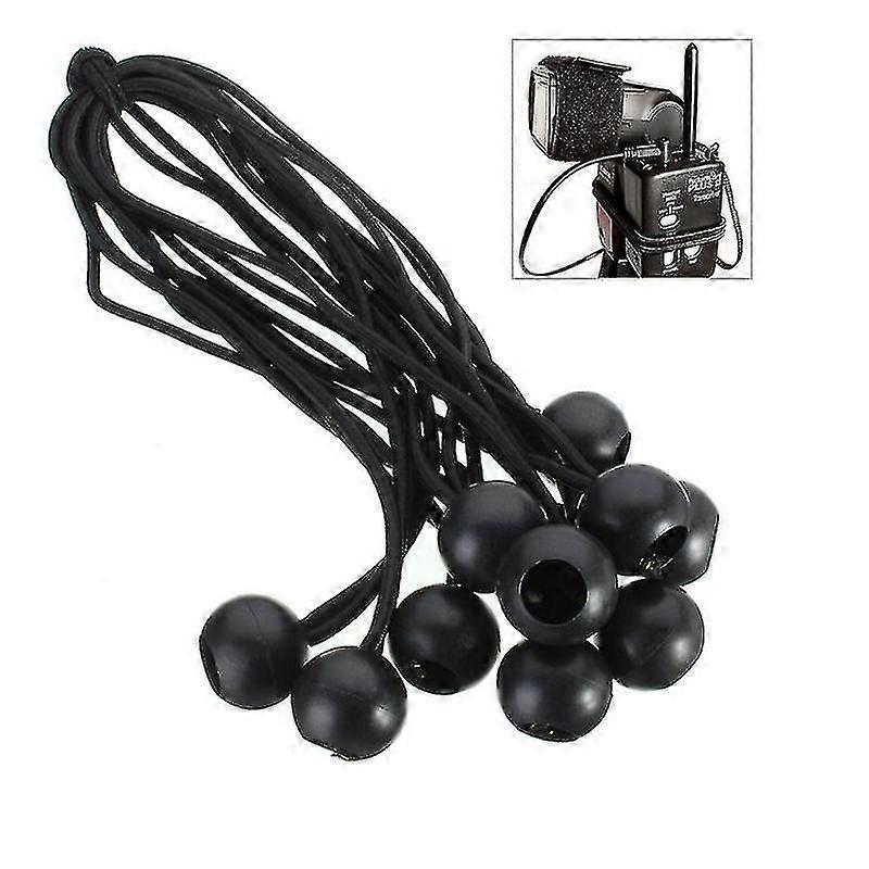 30pcs 8 Inch / 20 Cm Ball Bungee Cords Elastic String Canopy Tarp Tie Down Straps Tarp Tie Downs Cord