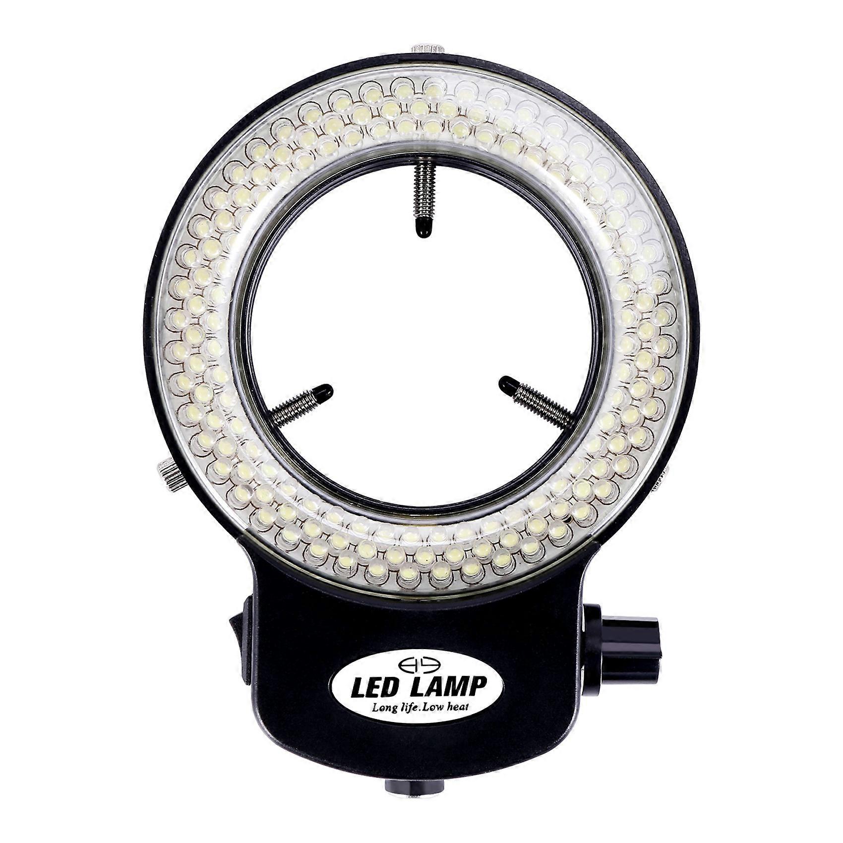 144 LED miniskopringlys ringlys 0–100 % justerbar lampe for miniskopringlys
