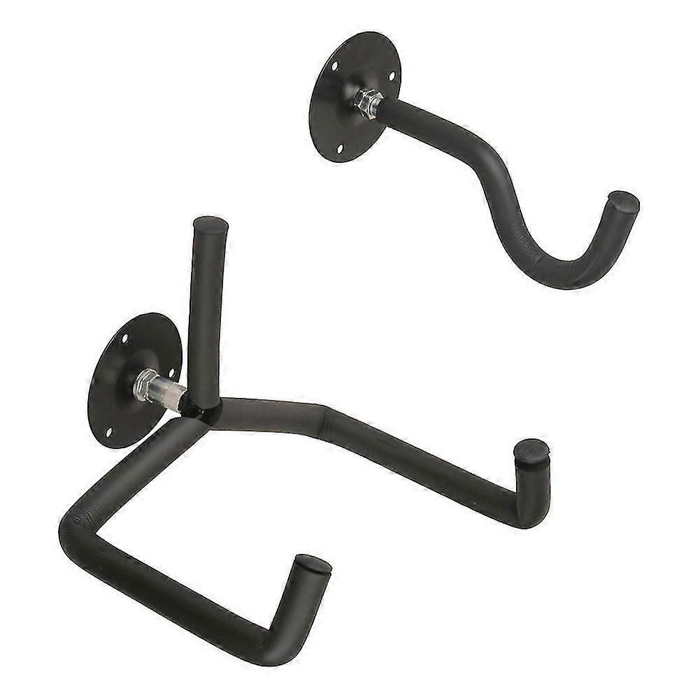 2pcs horizontal guitar wall mount stand for electric and bass guitar